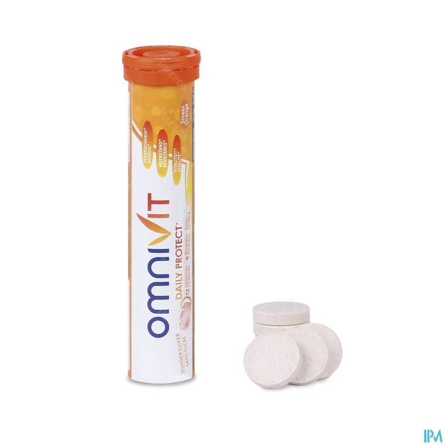 Omnivit Daily Protect Adult 20 Comprimés Effervescent
