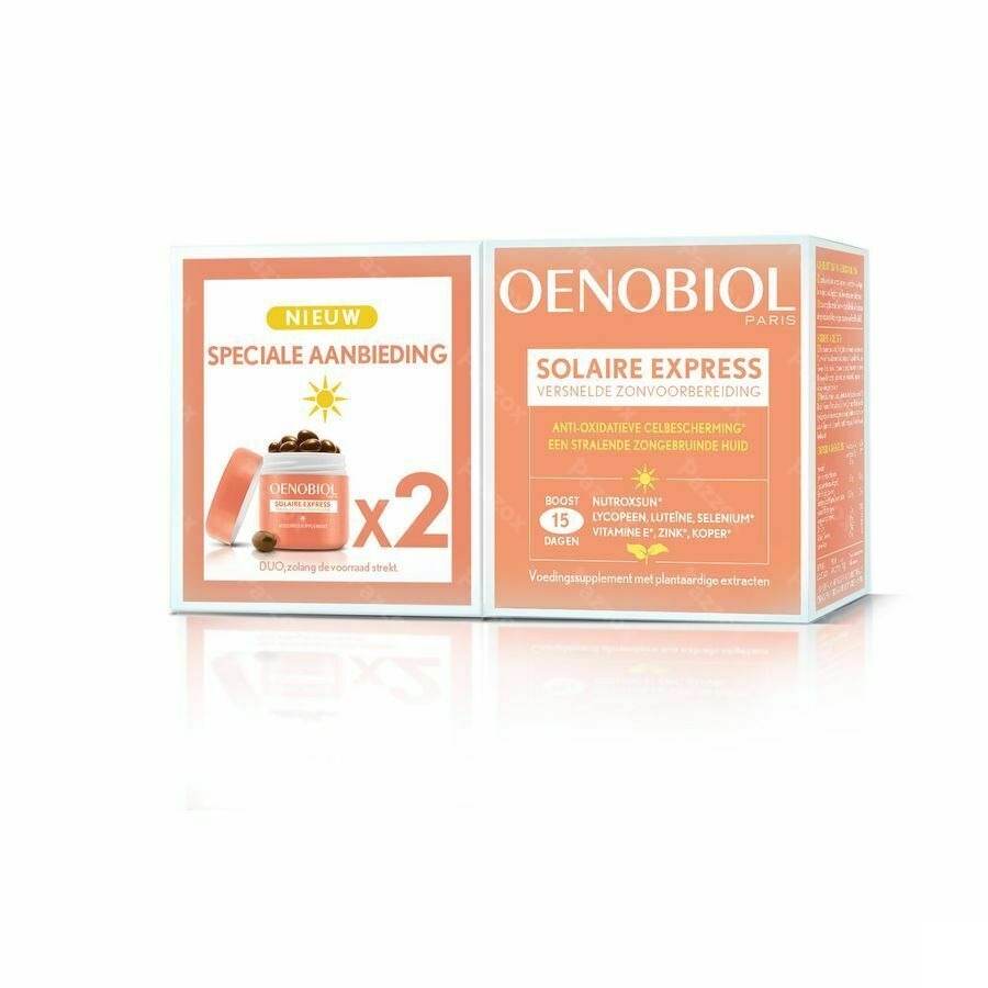 Oenobiol Solaire Express Caps 2x15 Promo