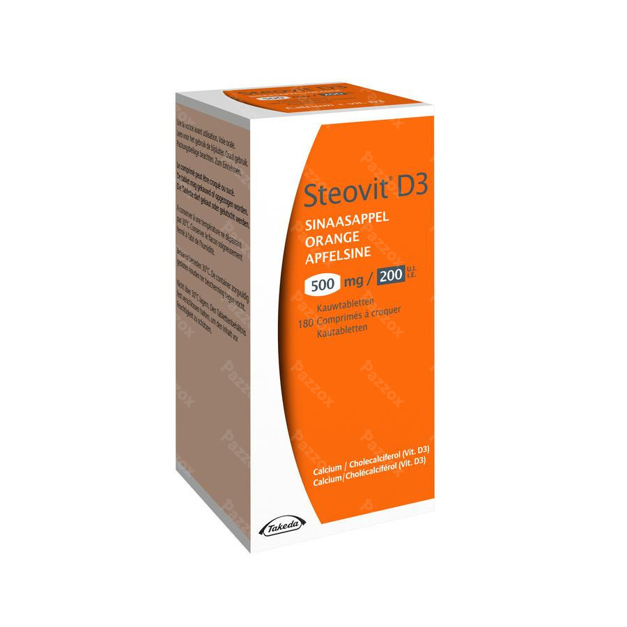 Steovit D3 Orange 500mg/200ui Comp Croq. 180 Flac