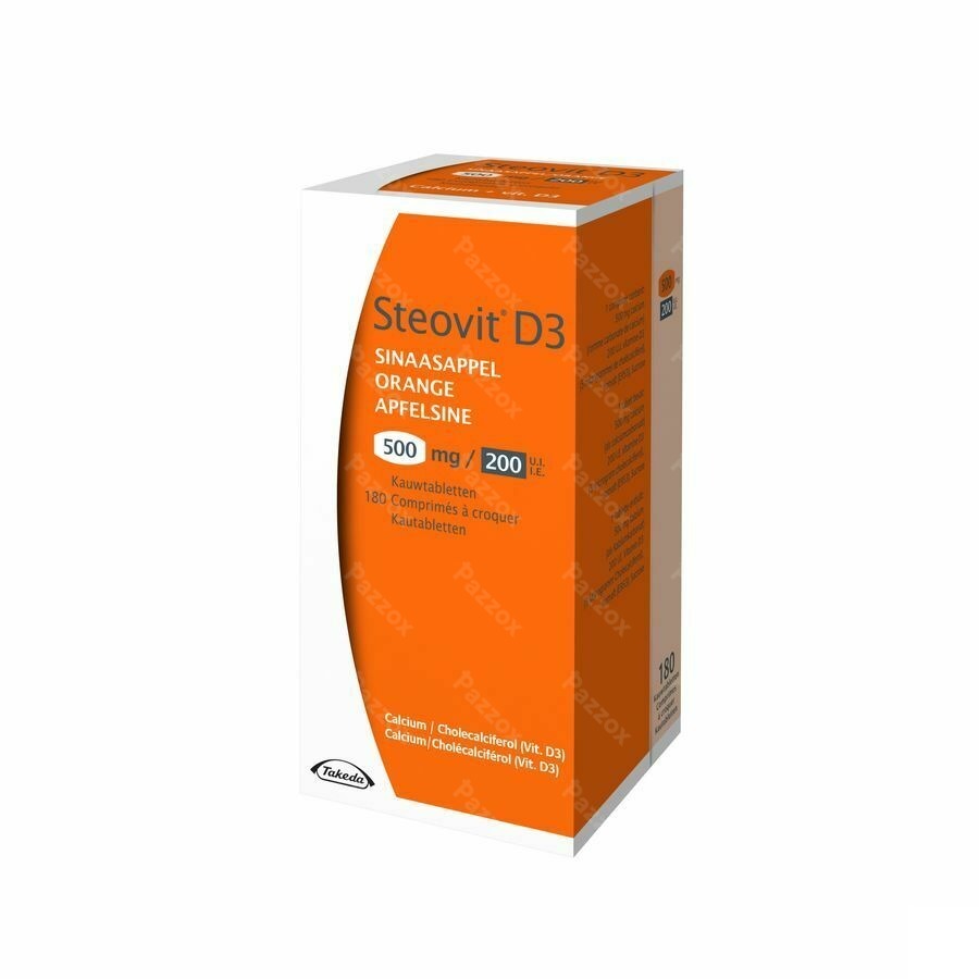 Steovit D3 Orange 500mg/200ui Comp Croq. 180 Flac
