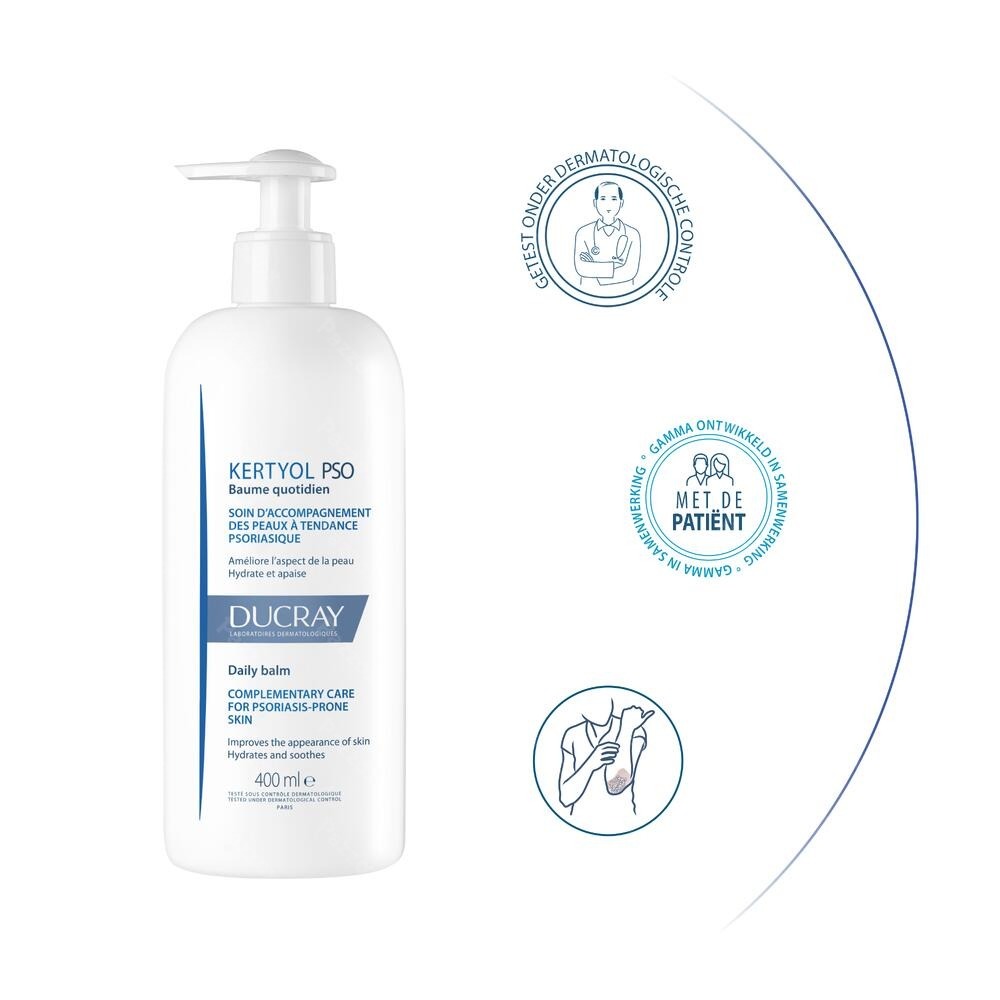 Ducray Kertyol Pso Balsem Dagelijks 400ml Nf