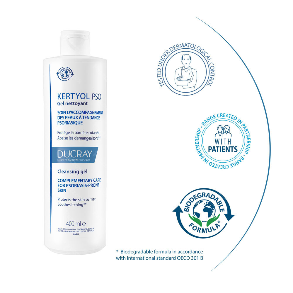Ducray Kertyol Pso Reinigende Gel 400ml