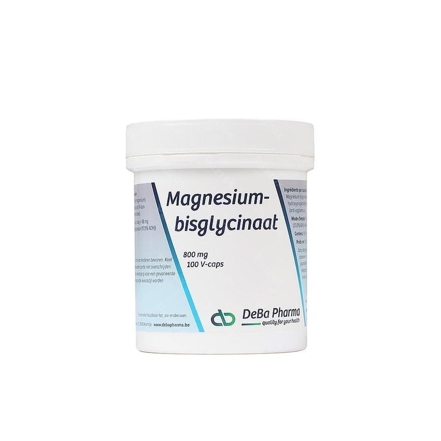 Magnesiumbisglycinaat 800mg V-caps 100