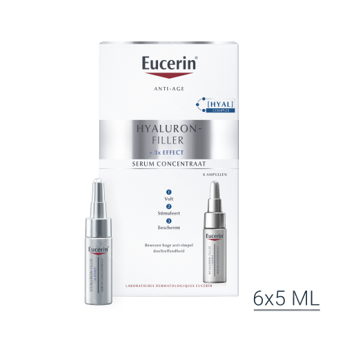 Eucerin Hyaluron-Filler 3x Effect Serum Concentraat Anti Age en Rimpels 6x5ml