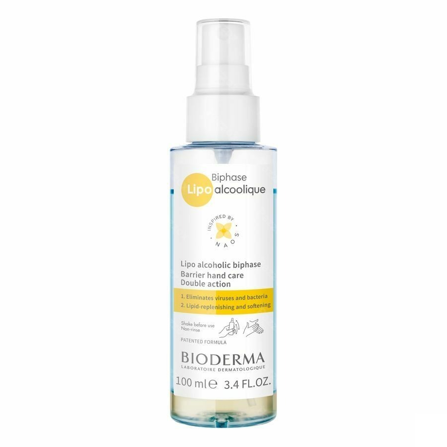 Bioderma Biphase Lipo Alcoolique Mains Sp 100ml