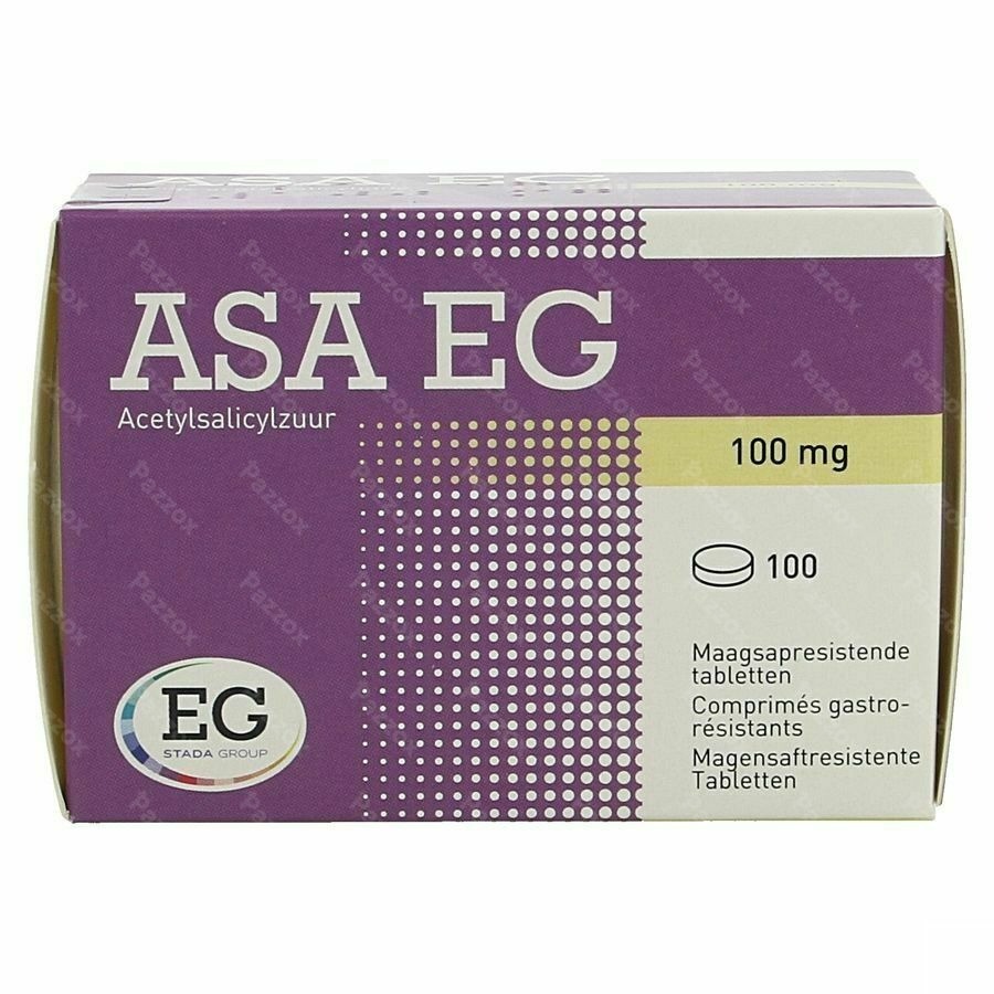 ASA EG 100mg 100 Comprimés