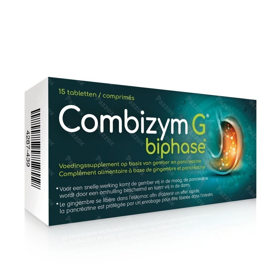 Combizym G Biphase 15 Comprimés