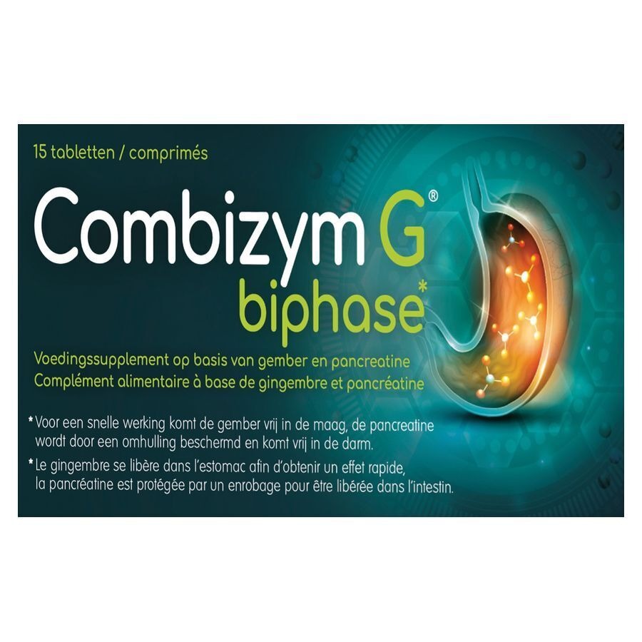 Combizym G Biphase 15 Comprimés