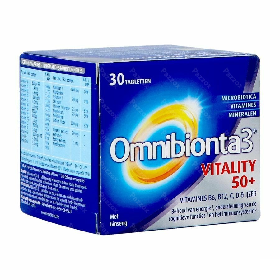 Omnibionta3 Vitality 50+ 30 Tabletten