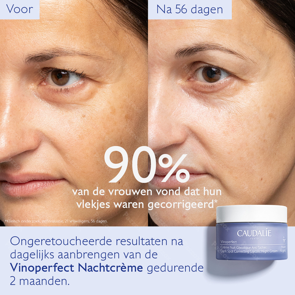 Caudalie Vinoperfect Glycol Nachtcrème Anti-Pigment 50ml
