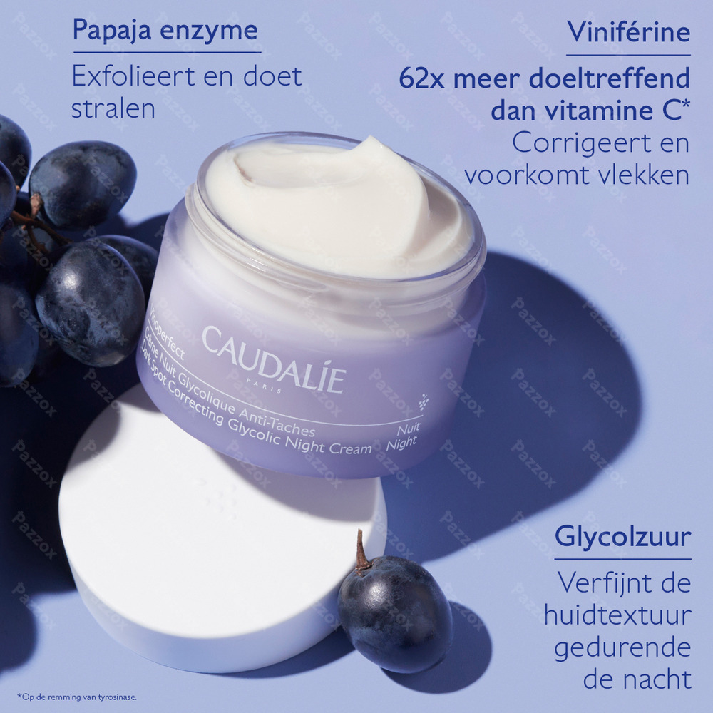 Caudalie Vinoperfect Glycol Nachtcrème Anti-Pigment 50ml