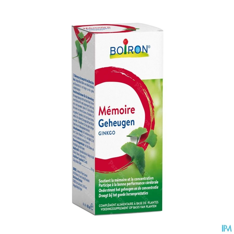 Boiron Ginko Complément Alimentaire Mémoire 60ml