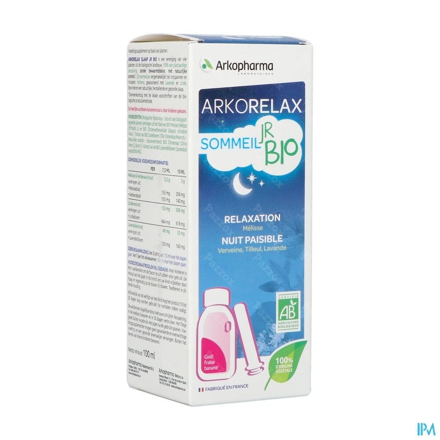 Arkopharma Arkorelax Junior Sommeil Bio 100ml