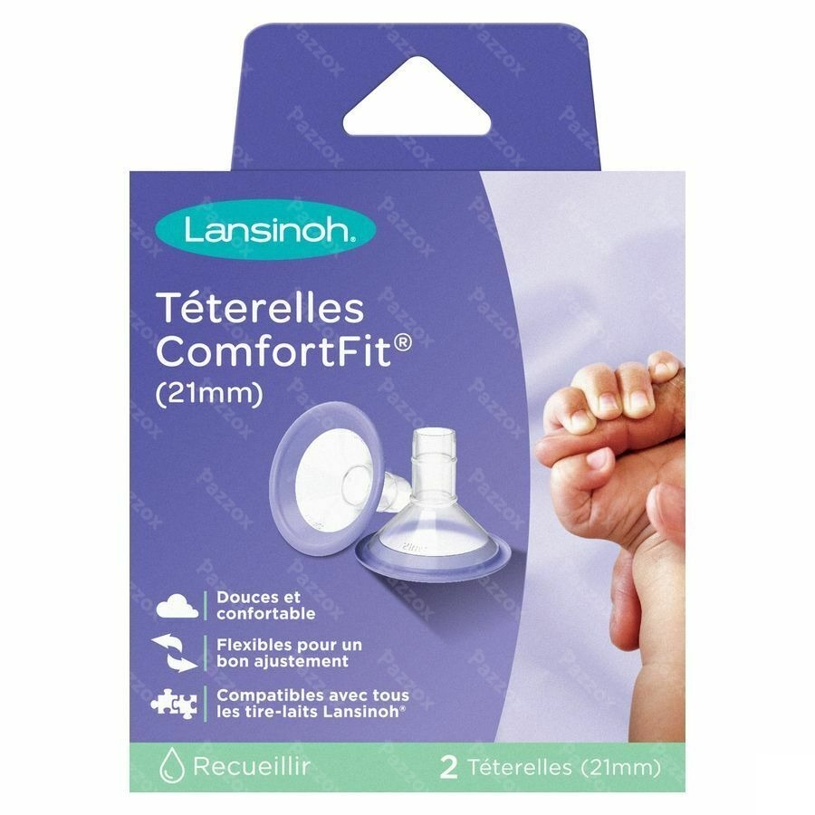 Lansinoh Teterelles Comfort Fit 2x21mm