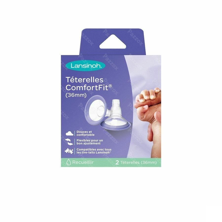 Lansinoh Teterelles Comfort Fit 2x36mm