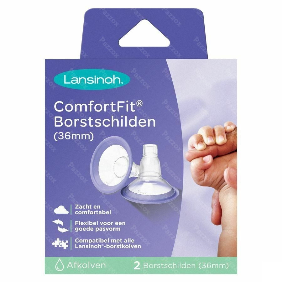 Lansinoh Borstschilden Comfort Fit 2x36mm