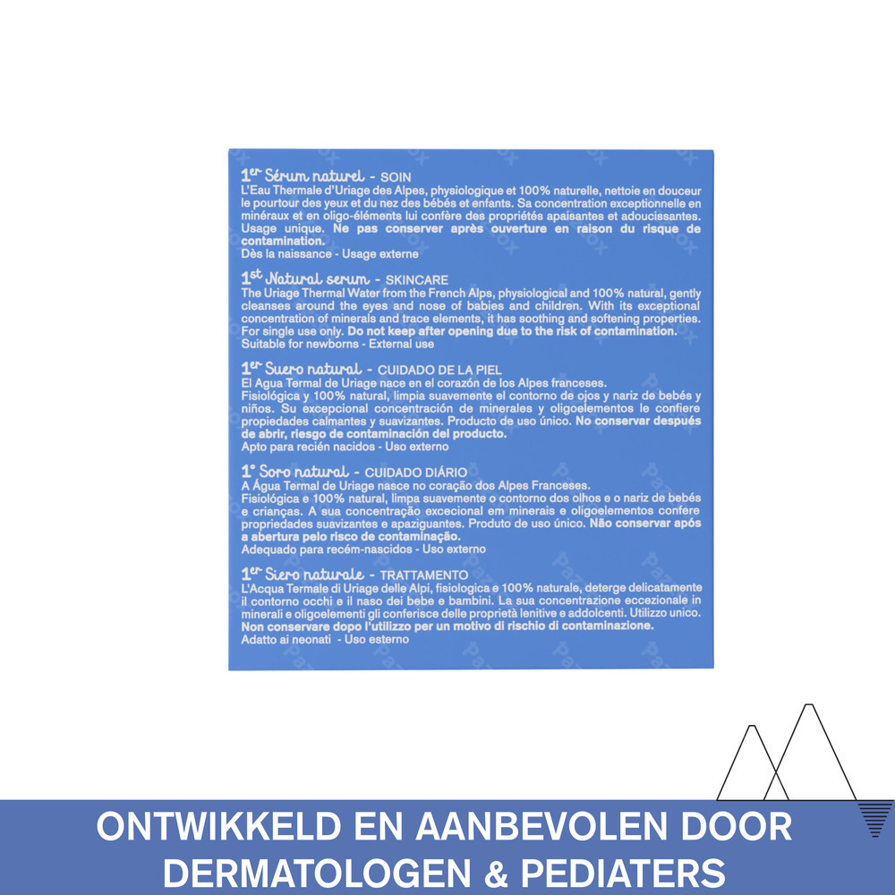 Uriage Bébé Fysiologisch Water 15x5ml