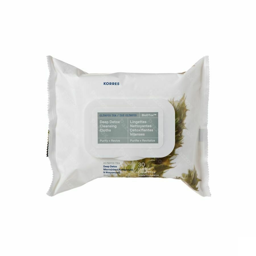 Korres Kf Olympus Tea Deep Det.bio Reinig.doekje30