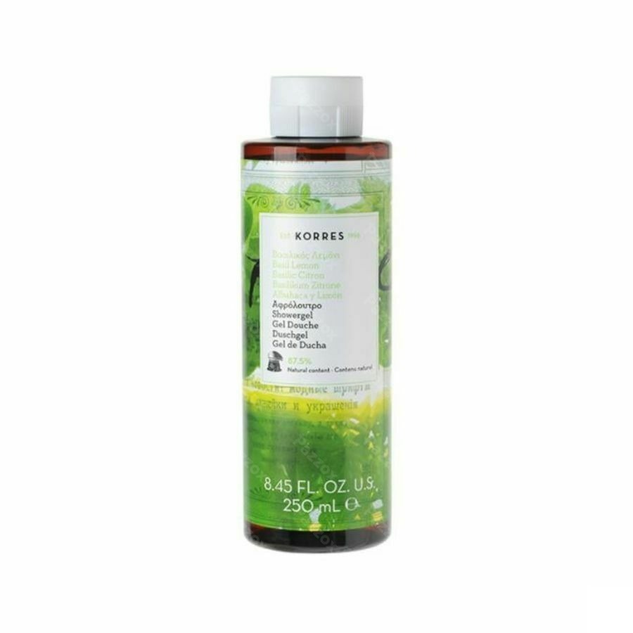 Korres Kb Gel Dche Nett.corps Basilic Citron 250ml