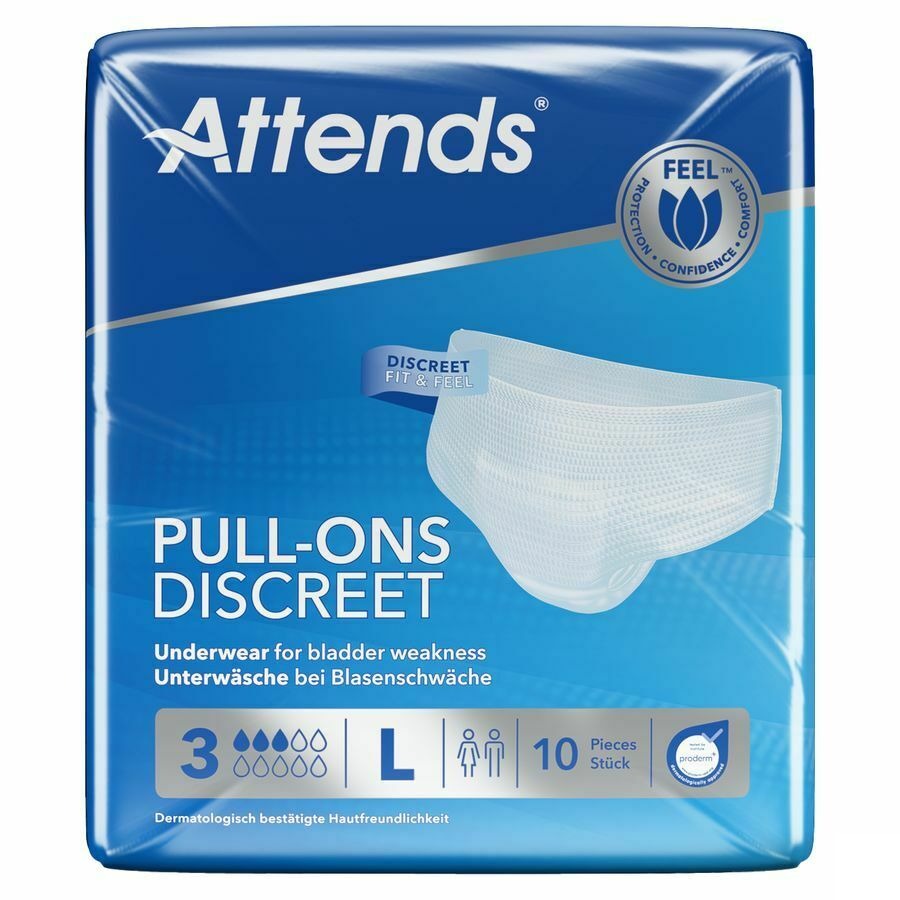 Attends Pull-on Plus 3 Discrete l 10