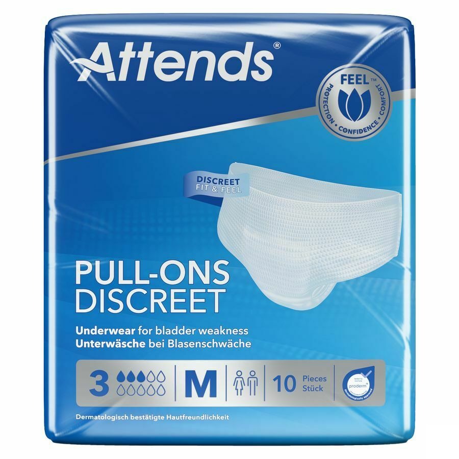 Attends Pull-on Plus 3 Discrete M 12