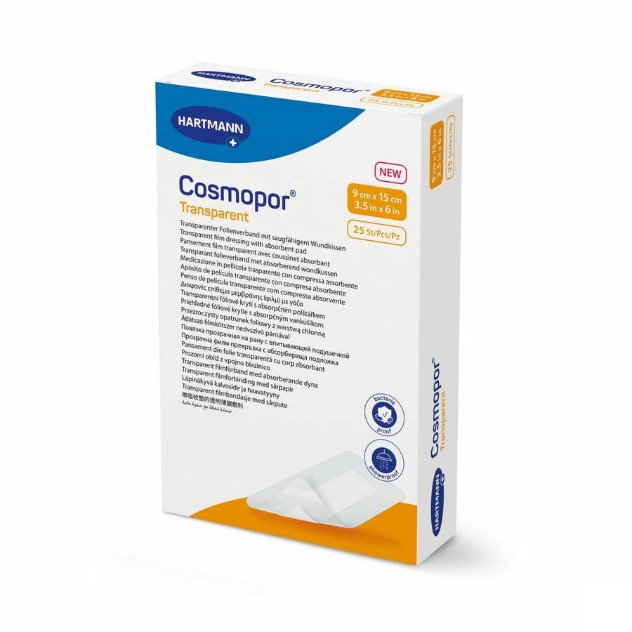 Cosmopor Transparent 9cmx15cm 25 9010551