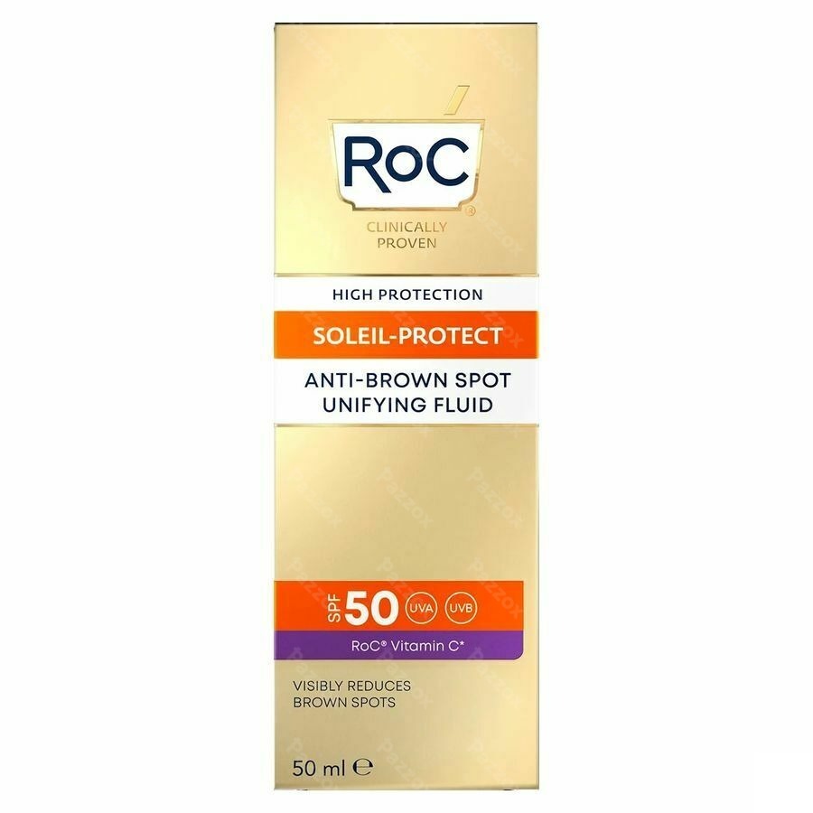 Roc Sol Protect A/brown Spot Unif.fl. Ip50 Tb 50ml