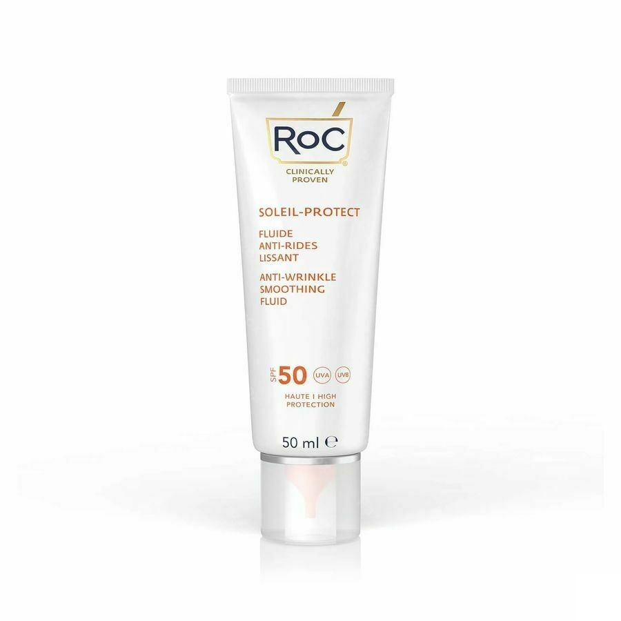 Roc Sol Protect A/wrinkle Smooth.fluid Ip50 Tb50ml