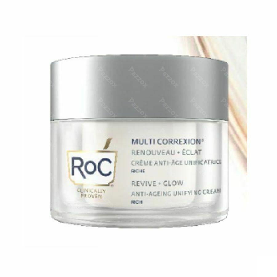 Roc Multi Correx.revive+glow A/age Cr Rich Pot50ml