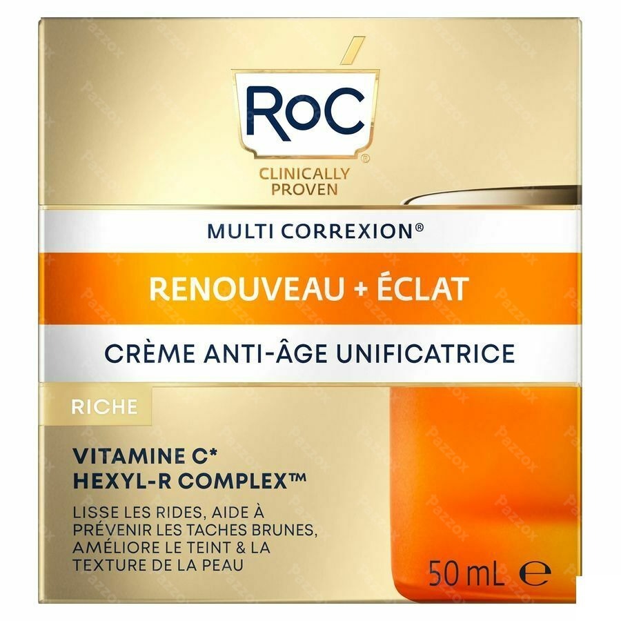 Roc Multi Correx.revive+glow A/age Cr Rich Pot50ml