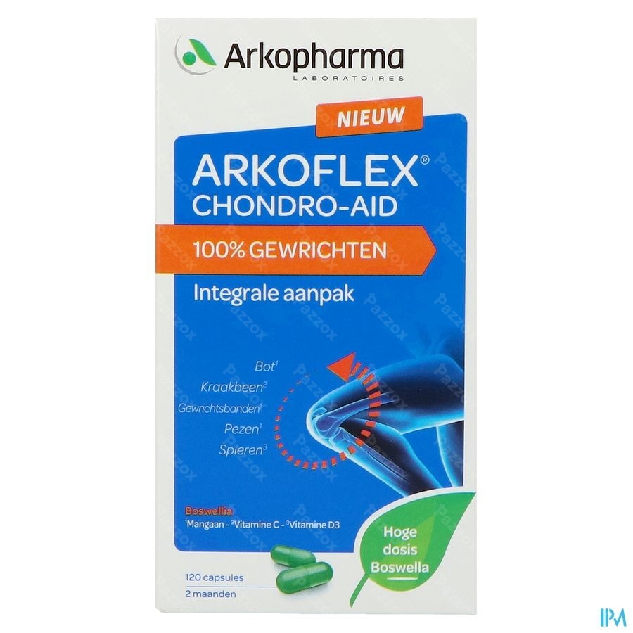 Arkoflex Chondro-aid 100% Gewrichten Caps 120