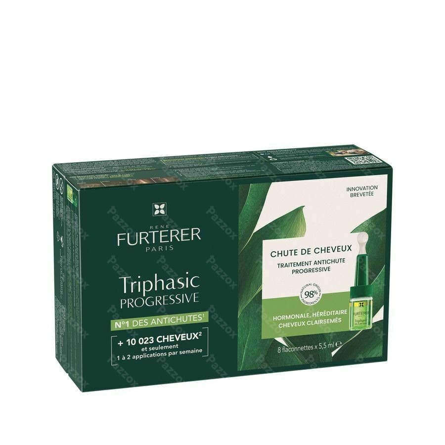 Furterer Triphasic Progressieve Behandeling Haaruitval 8x5,5ml