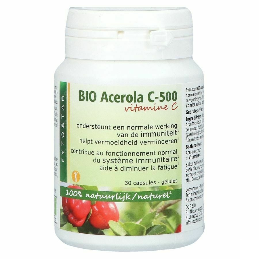 Fytostar Acerola Bio C-500 Caps 30