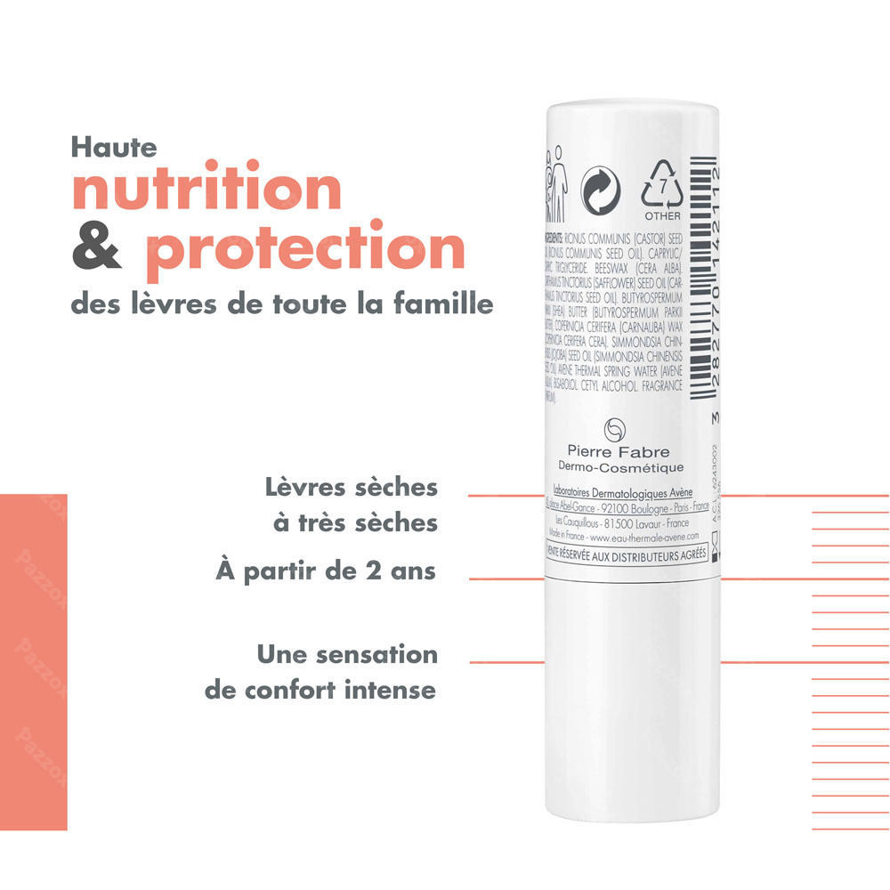 Avene Cold Cream Stick Levres Nourrissant 4g