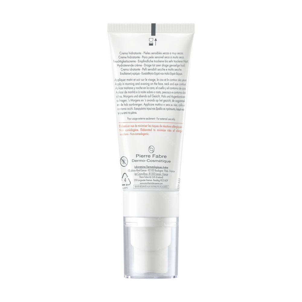 Avène Tolérance Hydra 10 Hydraterende Crème Gevoelige droog tot zeer droge huid 40ml