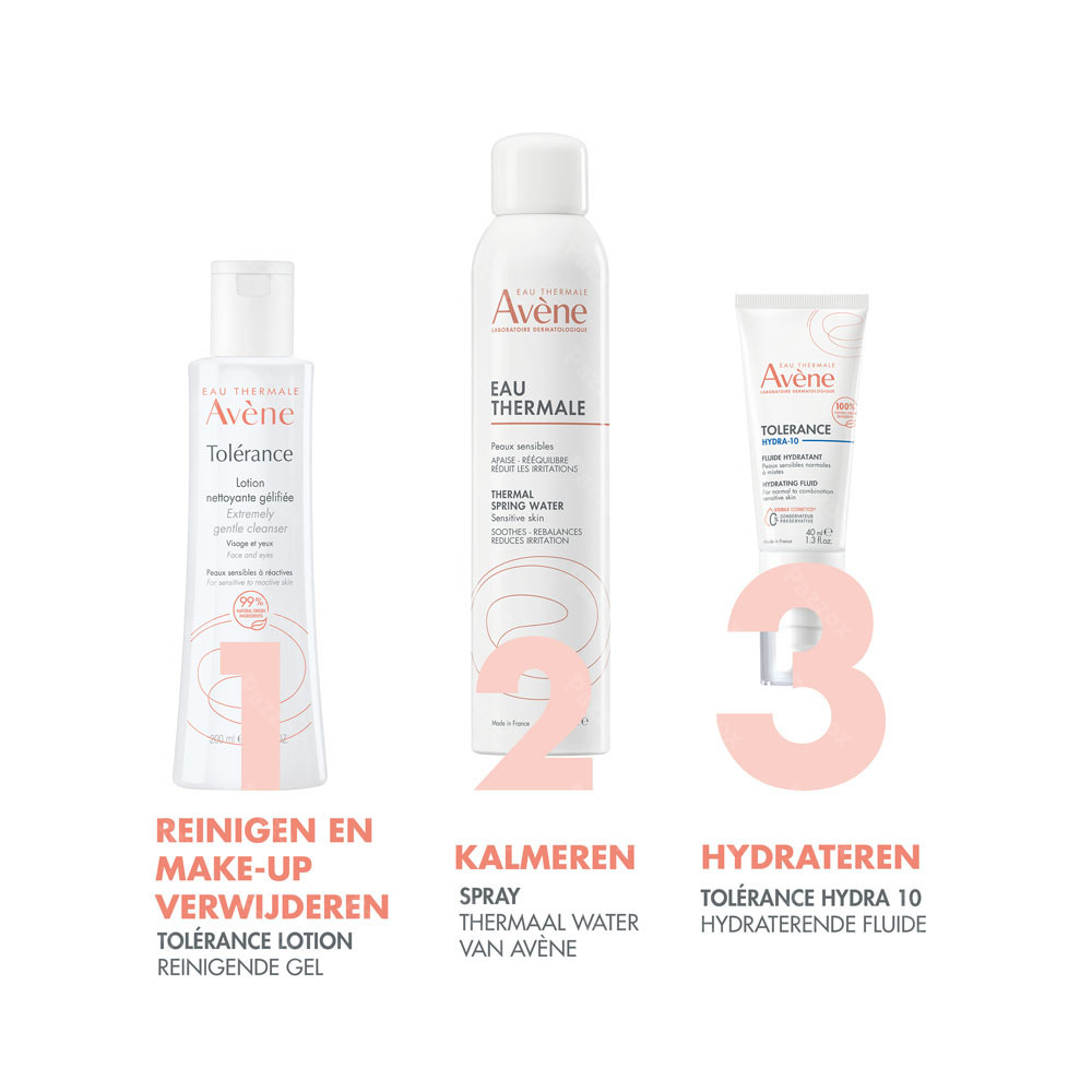 Avène Tolérance Hydra 10 Hydrataterende Fluide Gevoelige normale tot gemengde huid 40ml