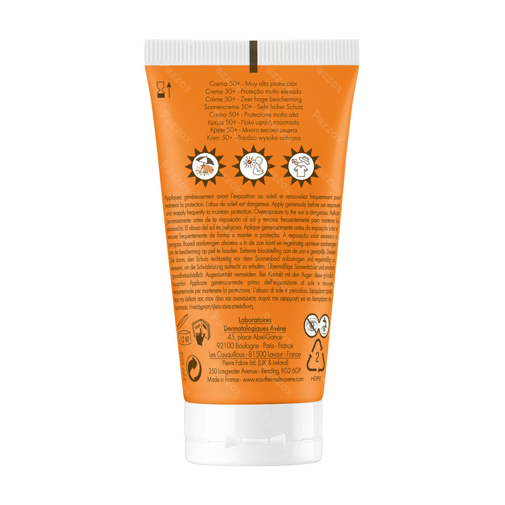 Avène Zonnecrème SPF50+ 50ml
