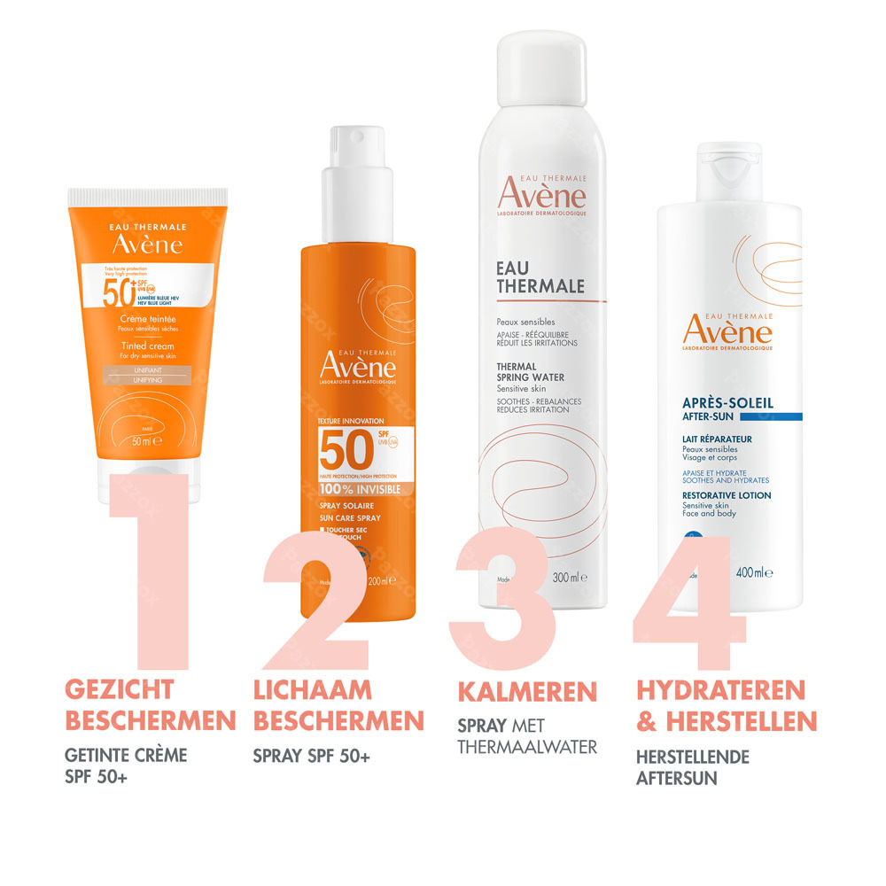 Avène Getinte Zonnecrème SPF50+ 50ml