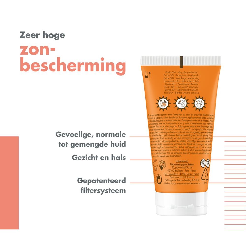 Avène Zonnefluïde SPF50+ 50ml