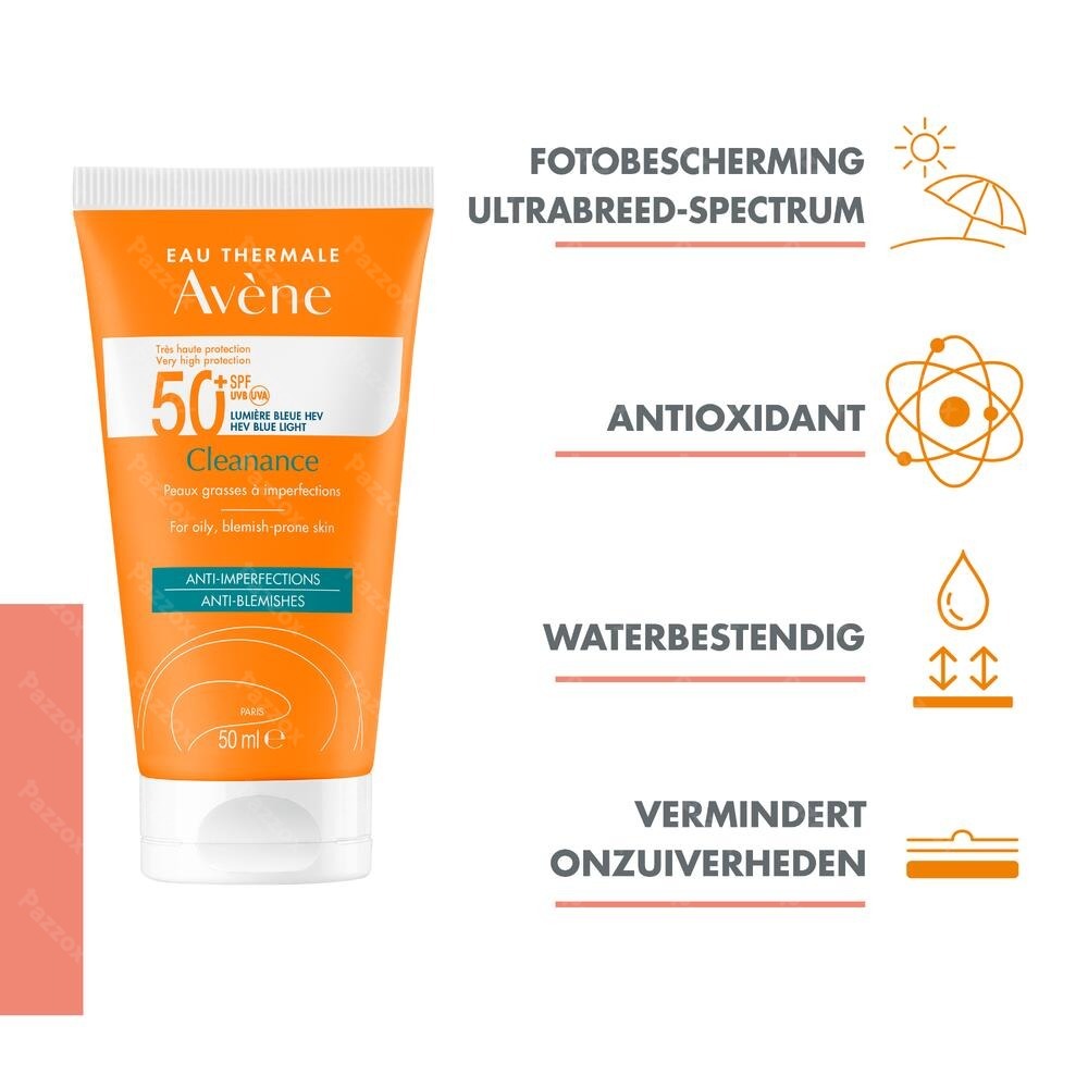 Avène Cleanance Zonnecrème SPF50+