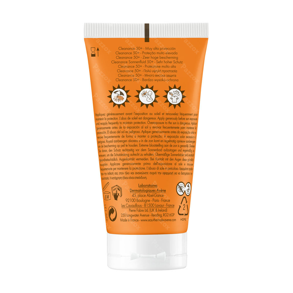 Avène Cleanance Zonnecrème SPF50+