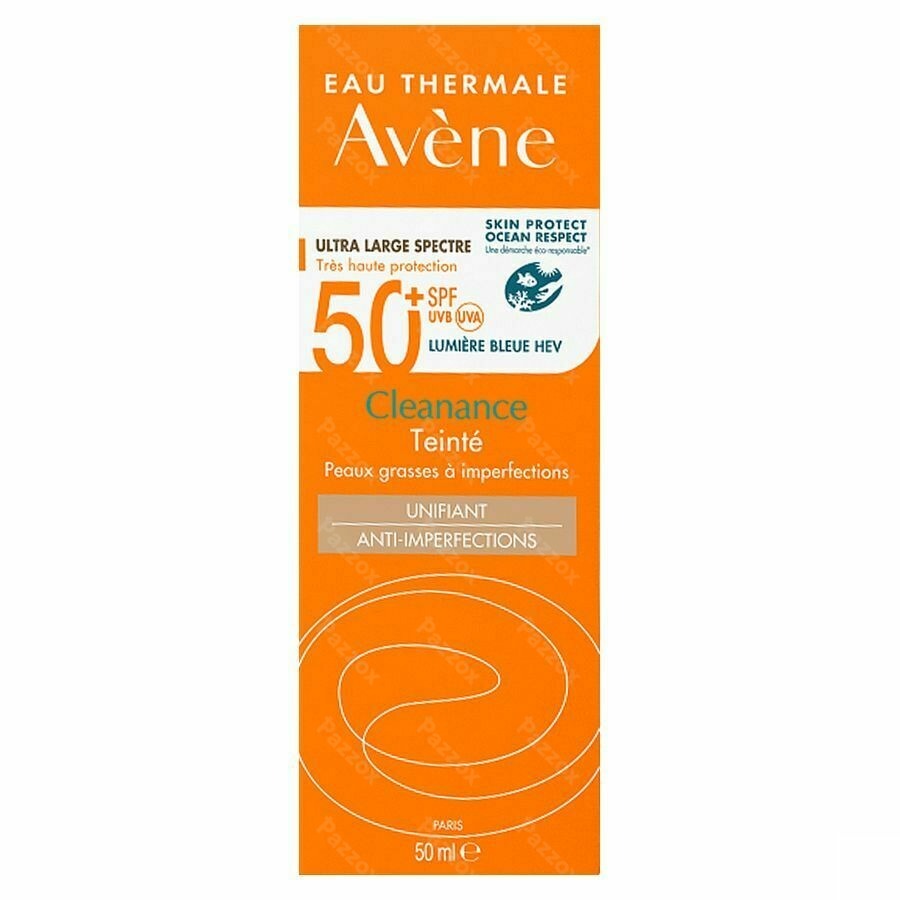 Avène Cleanance Crème Solaire Teinté SPF50+ 50ml
