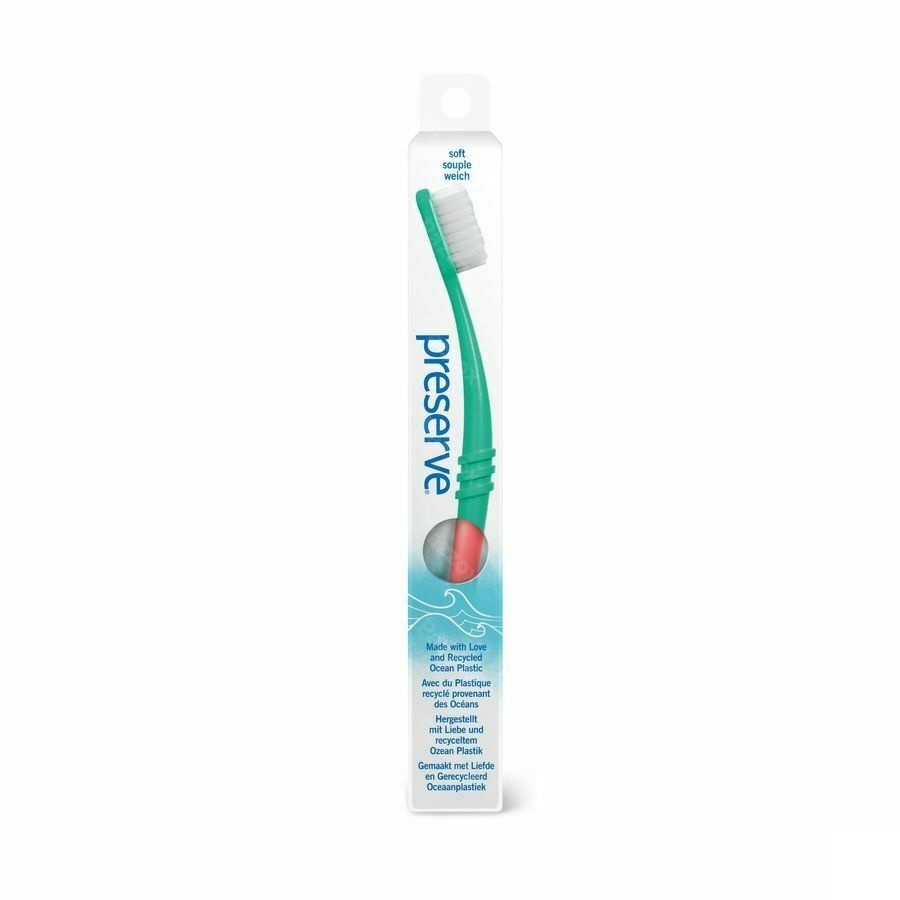 Preserve Ocean Plastic Brosse Dents Soft Corail