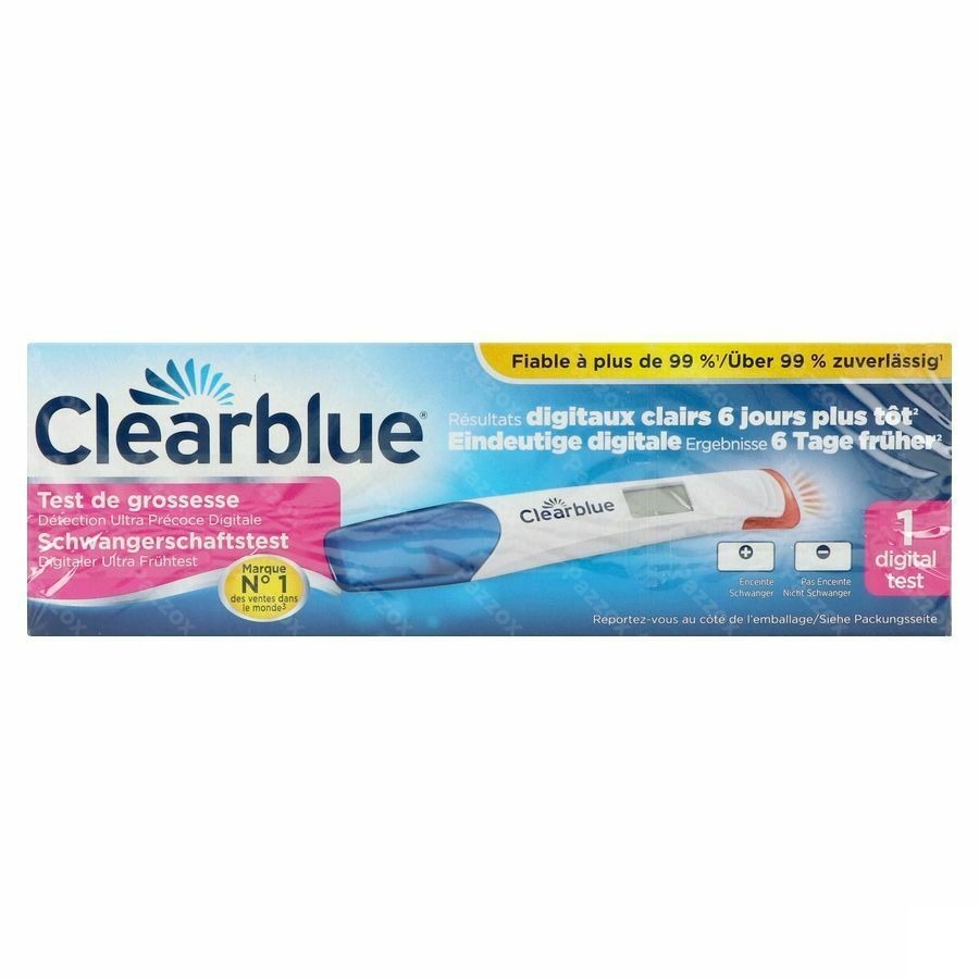 Clearblue Test Grossesse Digital Ultra Precoce 1