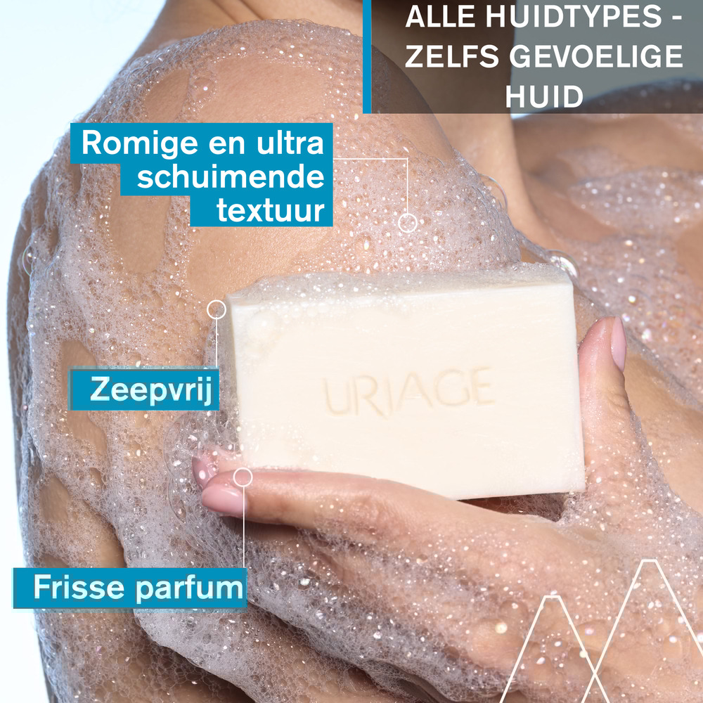Uriage Zeepvrij Wasstuk 125g