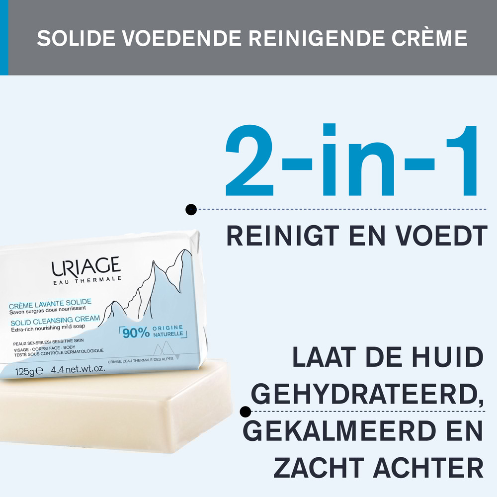 Uriage Zeepvrij Wasstuk 125g