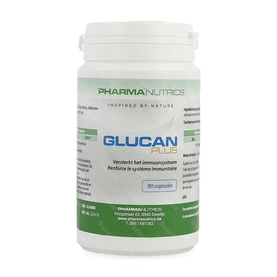 Glucan Plus Active Immun. V-caps 90 Pharmanutrics
