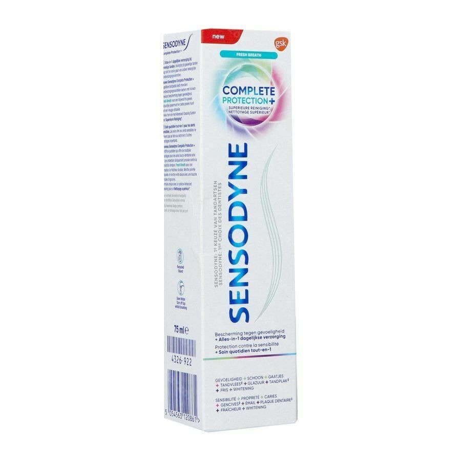 Sensodyne Complete Protection+ Fresh Breath Tandpasta 75 ml