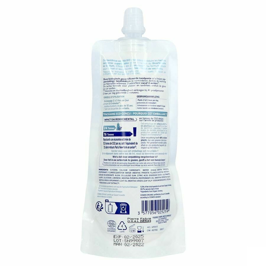 Elgydium Tandpasta Witte Tanden Bio 100ml