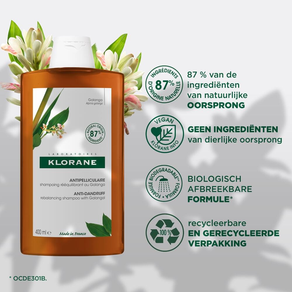 Klorane Galanga Anti Roos Shampoo 400 ml